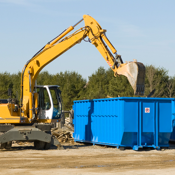 are there any restrictions on where a residential dumpster can be placed in Springvale ME